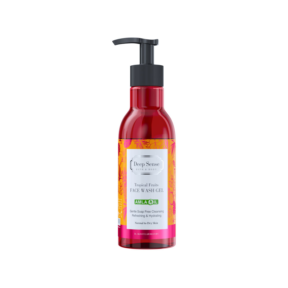 تصویر ژل شستشو دیپ سنس مدل تروپیکال مناسب پوست خشک و خیلی خشک 250 میل